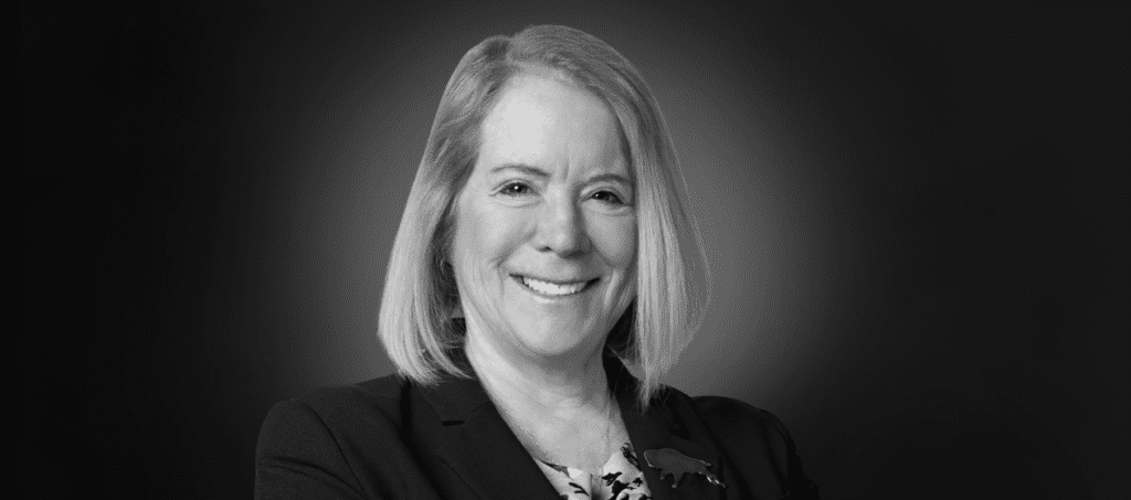 Attorney Charlotte Beatty in Black and White