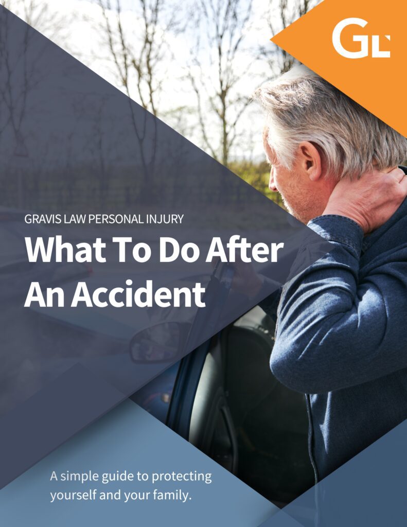 Scottsdale Personal Injury Guide Cover What to do after an accident, a gravis law personal injury guide